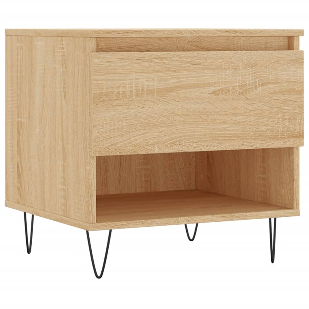 vidaXL Coffee Tables 2 pcs Sonoma Oak 50x46x50 cm Engineered Wood 5