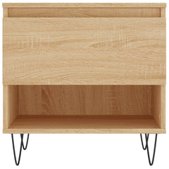 vidaXL Coffee Tables 2 pcs Sonoma Oak 50x46x50 cm Engineered Wood 6