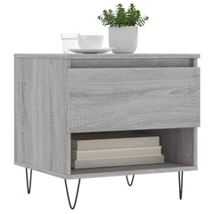 vidaXL Coffee Tables 2 pcs Grey Sonoma 50x46x50 cm Engineered Wood 3