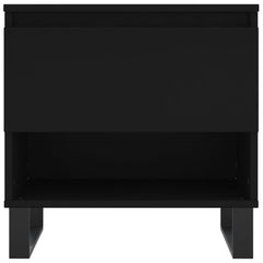 vidaXL Coffee Table Black 50x46x50 cm Engineered Wood 5