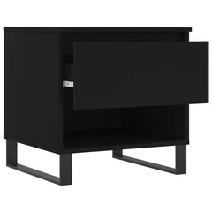 vidaXL Coffee Table Black 50x46x50 cm Engineered Wood 6
