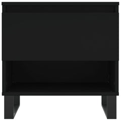 vidaXL Coffee Tables 2 pcs Black 50x46x50 cm Engineered Wood 6