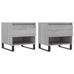 vidaXL Coffee Tables 2 pcs Grey Sonoma 50x46x50 cm Engineered Wood 2