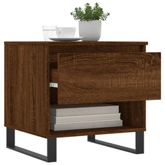 vidaXL Coffee Tables 2 pcs Brown Oak 50x46x50 cm Engineered Wood 4