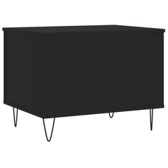 vidaXL Coffee Table Black 60x44.5x45 cm Engineered Wood 5