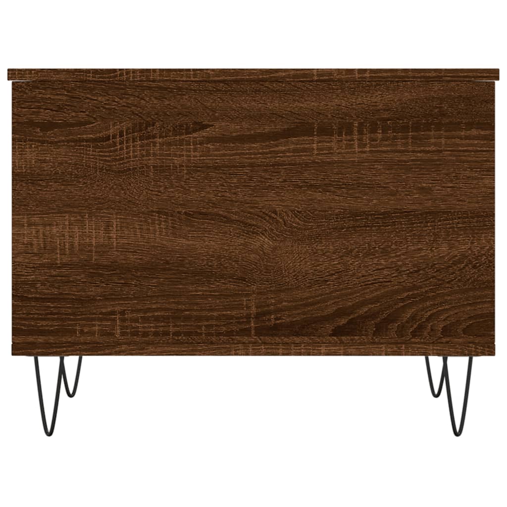 vidaXL Coffee Table Brown Oak 60x44.5x45 cm Engineered Wood 6