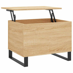 vidaXL Coffee Table Sonoma Oak 60x44.5x45 cm Engineered Wood 2