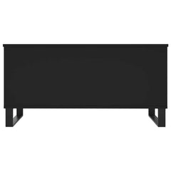 vidaXL Coffee Table Black 90x44.5x45 cm Engineered Wood 6