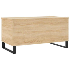 vidaXL Coffee Table Sonoma Oak 90x44.5x45 cm Engineered Wood 5