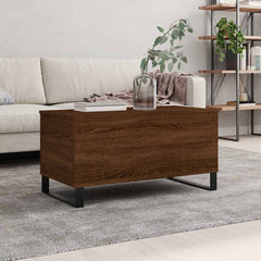 Coffee Table Engineered Wood in Brown Oak