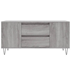 vidaXL Coffee Table Grey Sonoma 102x44.5x50 cm Engineered Wood 5