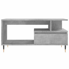vidaXL Coffee Table Concrete Grey 90x49x45 cm Engineered Wood 5