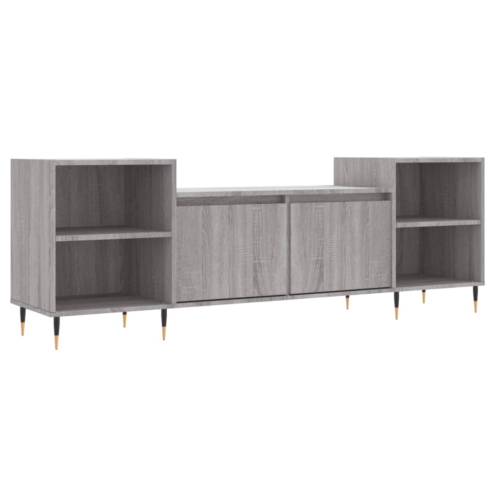 TV Cabinet 160x35x55 cm Engineered Wood Grey sonoma