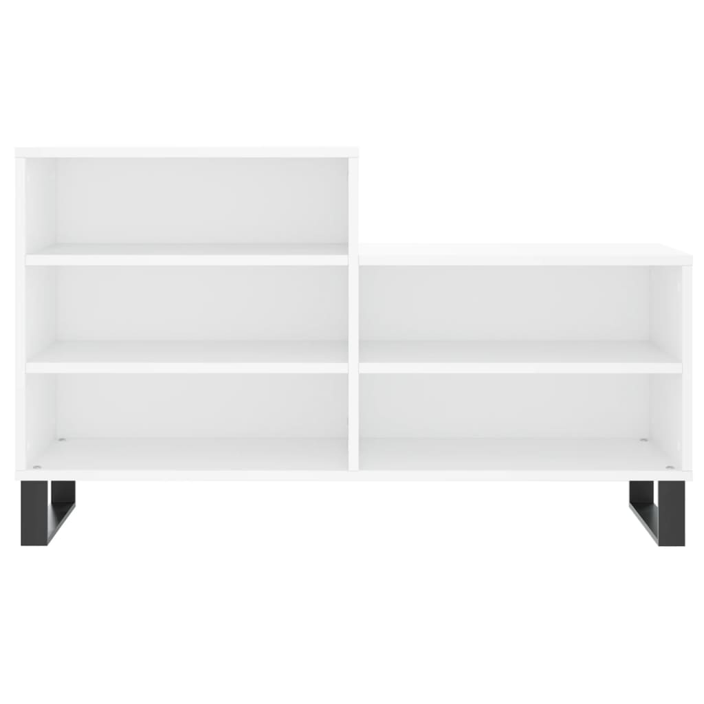 vidaXL Shoe Cabinet White 102x36x60 cm Engineered Wood 4