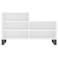 vidaXL Shoe Cabinet White 102x36x60 cm Engineered Wood 4