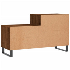 vidaXL Shoe Cabinet Brown Oak 102x36x60 cm Engineered Wood 6