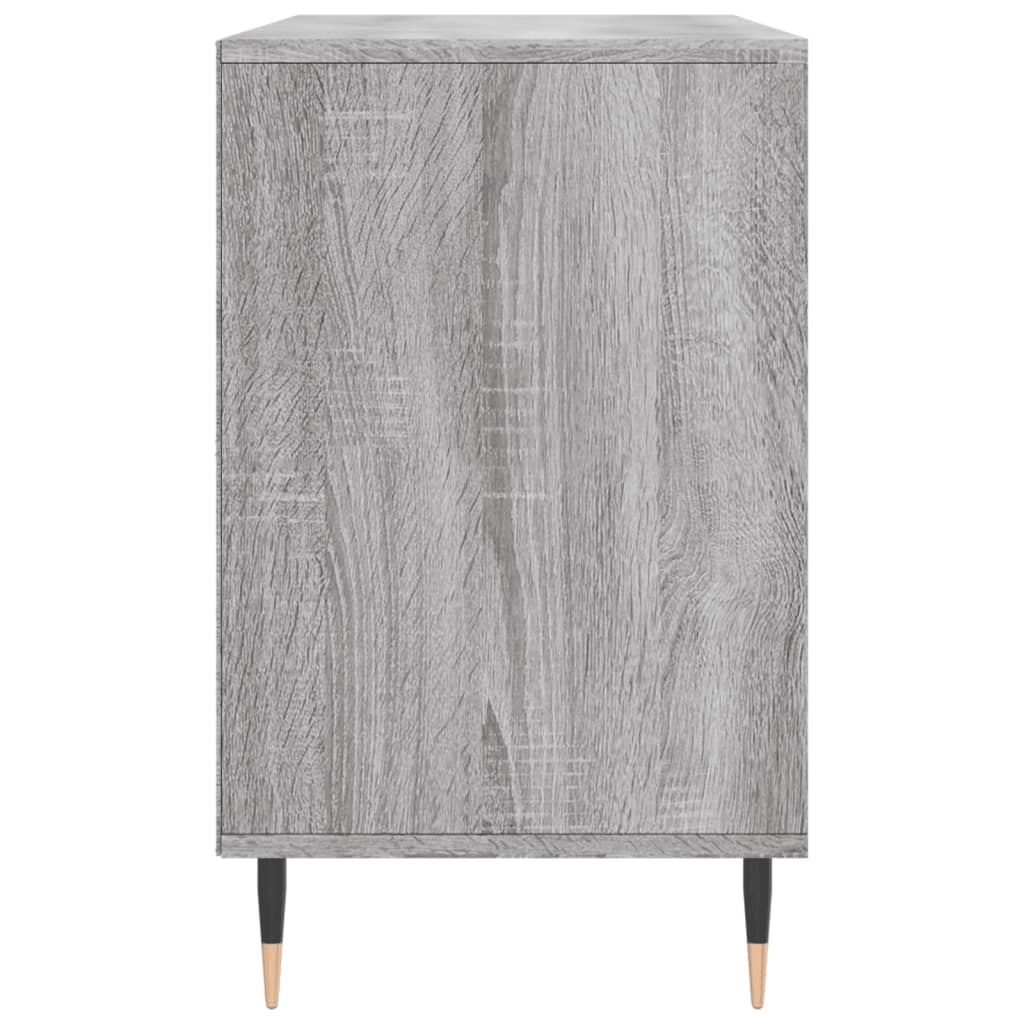 vidaXL Shoe Cabinet Grey Sonoma 102x36x60 cm Engineered Wood 5