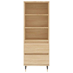 vidaXL Highboard Sonoma Oak 40x36x110 cm Engineered Wood 5