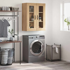 Wall Mounted Cabinet 69,5x34x90 cm Engineered Wood Sonoma oak