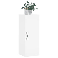 vidaXL Wall Mounted Cabinet White 34.5x34x90 cm Engineered Wood 3