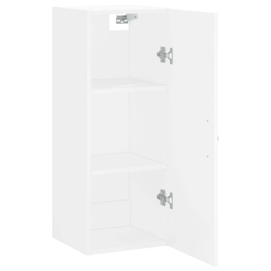 vidaXL Wall Mounted Cabinet White 34.5x34x90 cm Engineered Wood 5