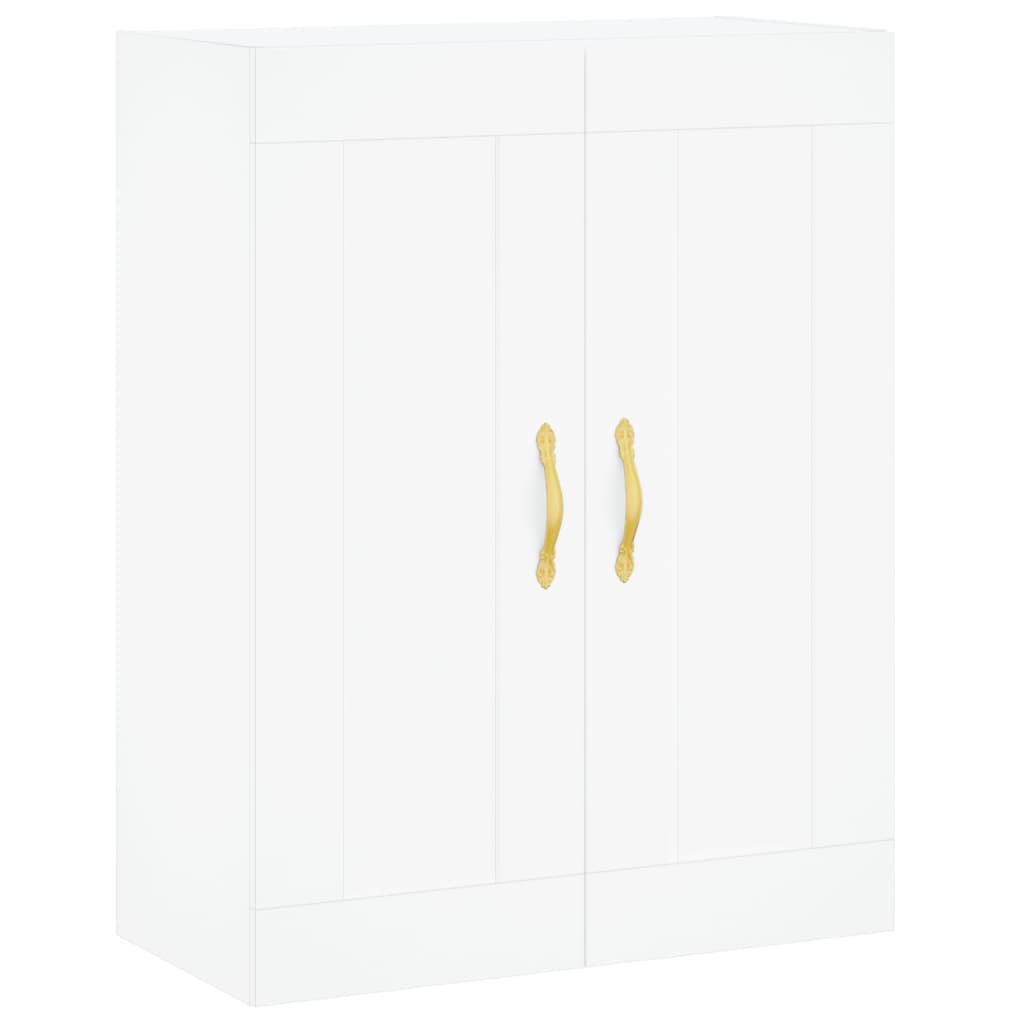 vidaXL Wall Mounted Cabinet White 69.5x34x90 cm Engineered Wood 2