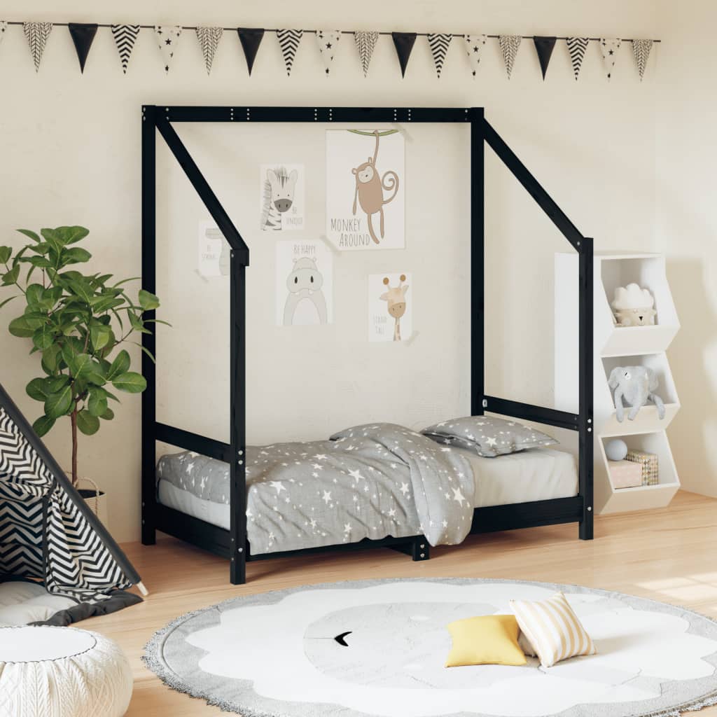 vidaXL Kids Bed Frame Solid Wood Pine