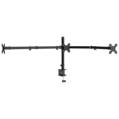 vidaXL Triple Monitor Stand Black Steel VESA 75/100 mm 3