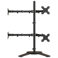 vidaXL Monitor Mount Black Steel VESA 75/100 mm 5