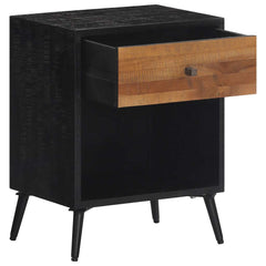 vidaXL Bedside Cabinet 40x30x50 cm Solid Wood Teak 2