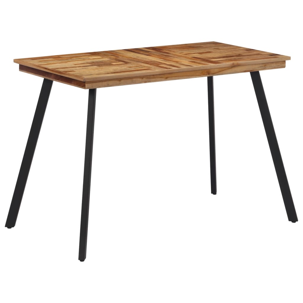 vidaXL Dining Table 120x62x76 cm Solid Wood Teak 1
