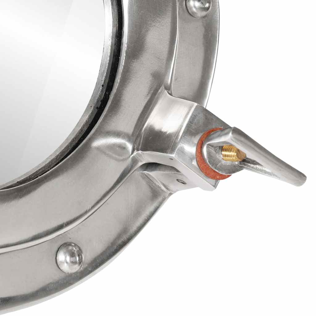 vidaXL Porthole Mirror Wall Hanging Ø23 cm Aluminium and Glass 6
