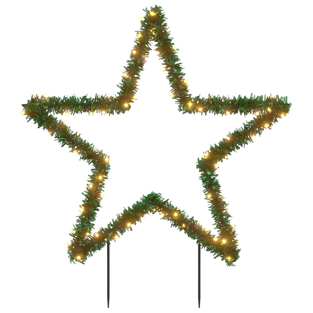 vidaXL Christmas Light Decoration with Spikes Star 80 LEDs 60 cm 2