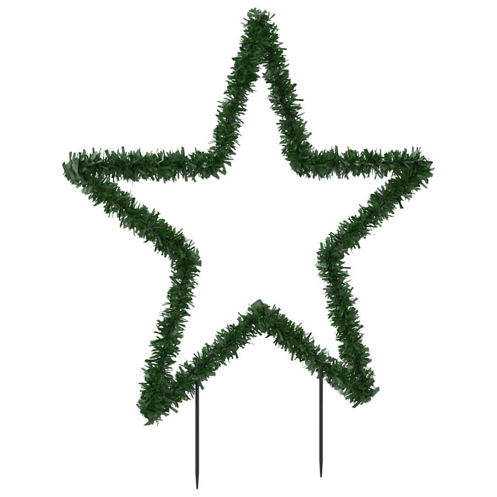 vidaXL Christmas Light Decoration with Spikes Star 80 LEDs 60 cm 5