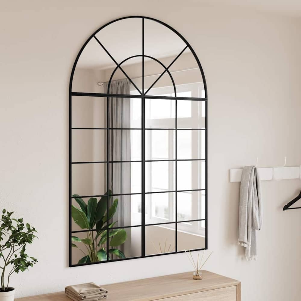 Wall Mirror Black Arch Iron 100 cm 150 cm