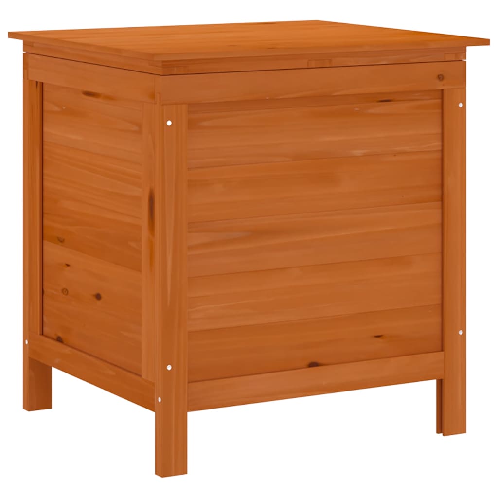 vidaXL Garden Storage Box Brown 50x49x56,5 cm Solid Wood Fir 2