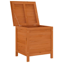 vidaXL Garden Storage Box Brown 50x49x56,5 cm Solid Wood Fir 3