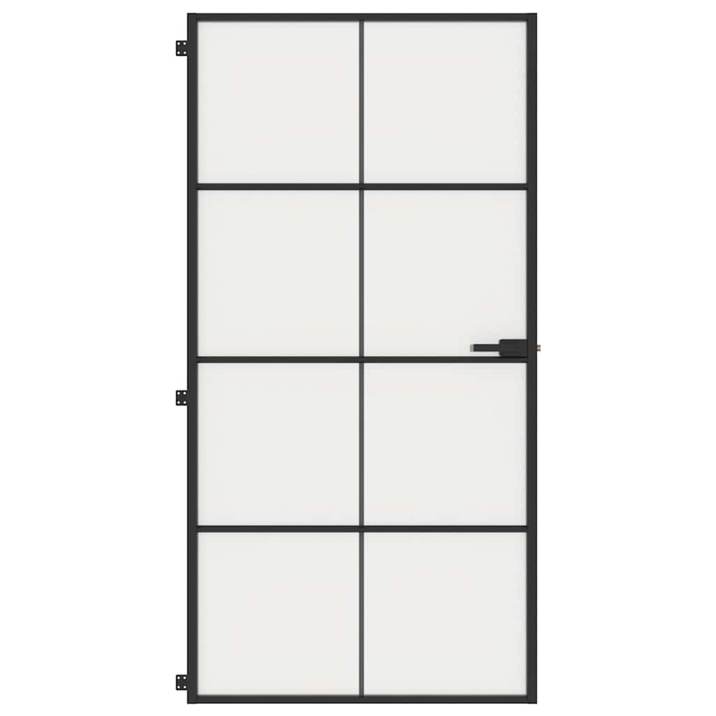 vidaXL Interior Door Slim Black 102.5x201.5 cm 3