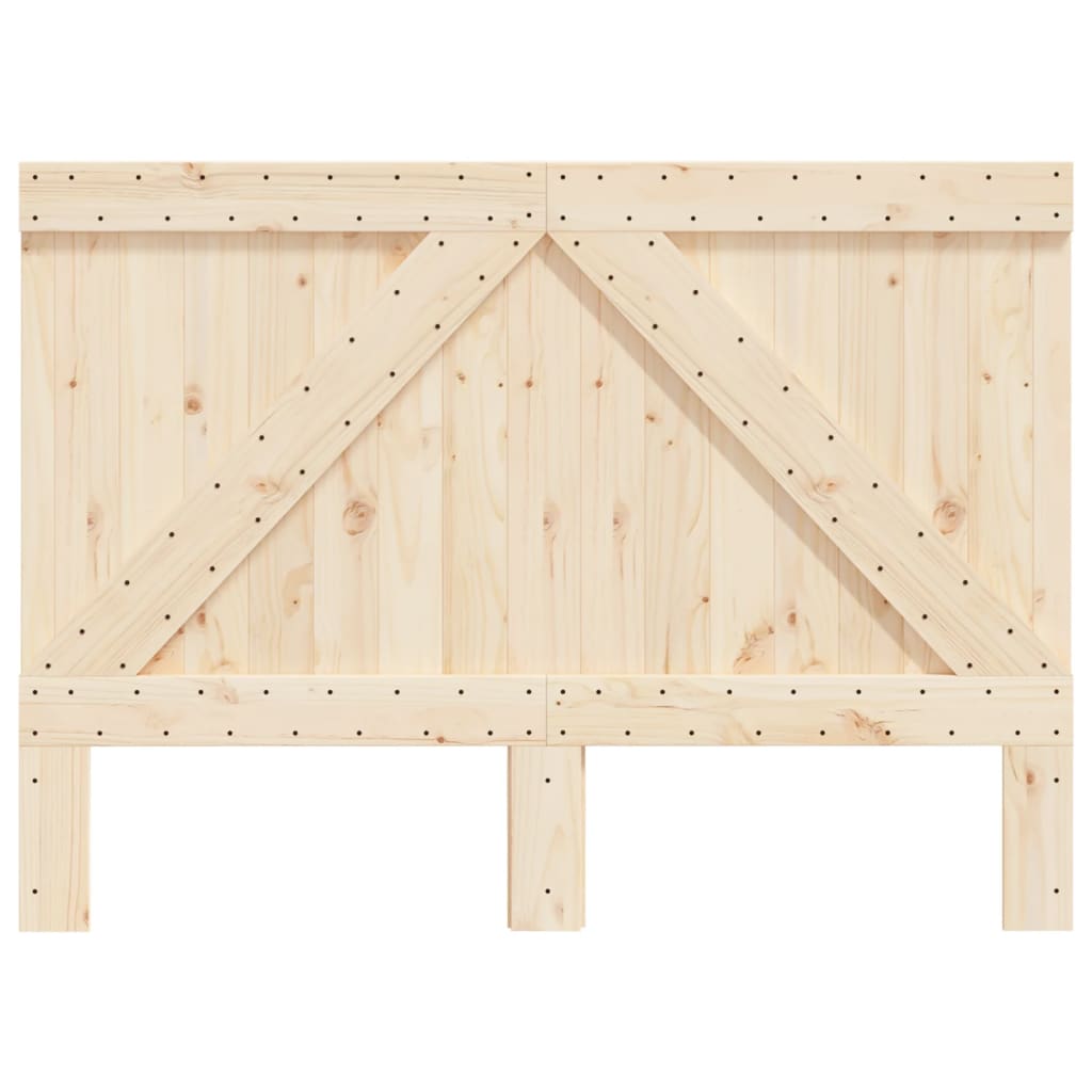 vidaXL Headboard 140x104 cm Solid Wood Pine 3