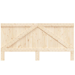 vidaXL Headboard 200x104 cm Solid Wood Pine 3
