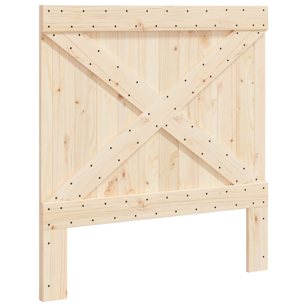 vidaXL Headboard 100x104 cm Solid Wood Pine 2