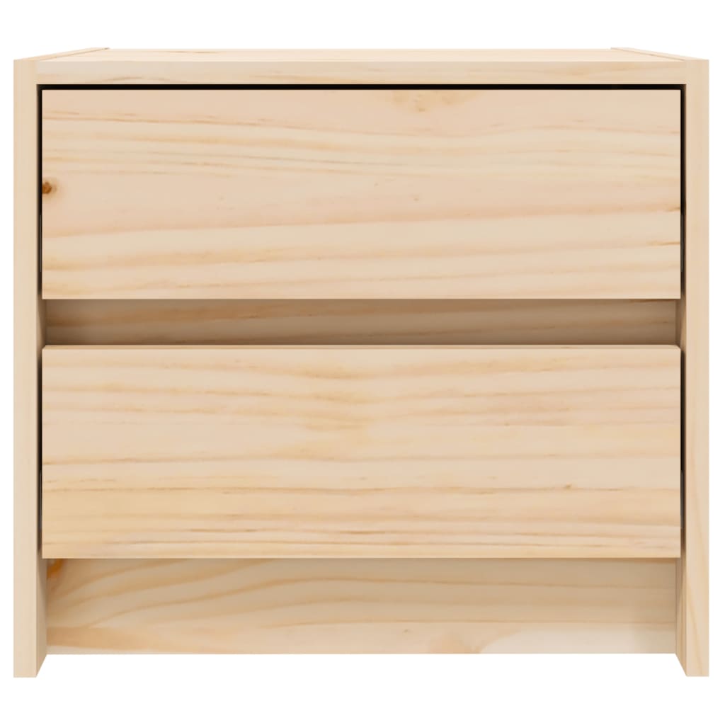 vidaXL Bedside Cabinet 40x31x35,5 cm Solid Wood Pine 3