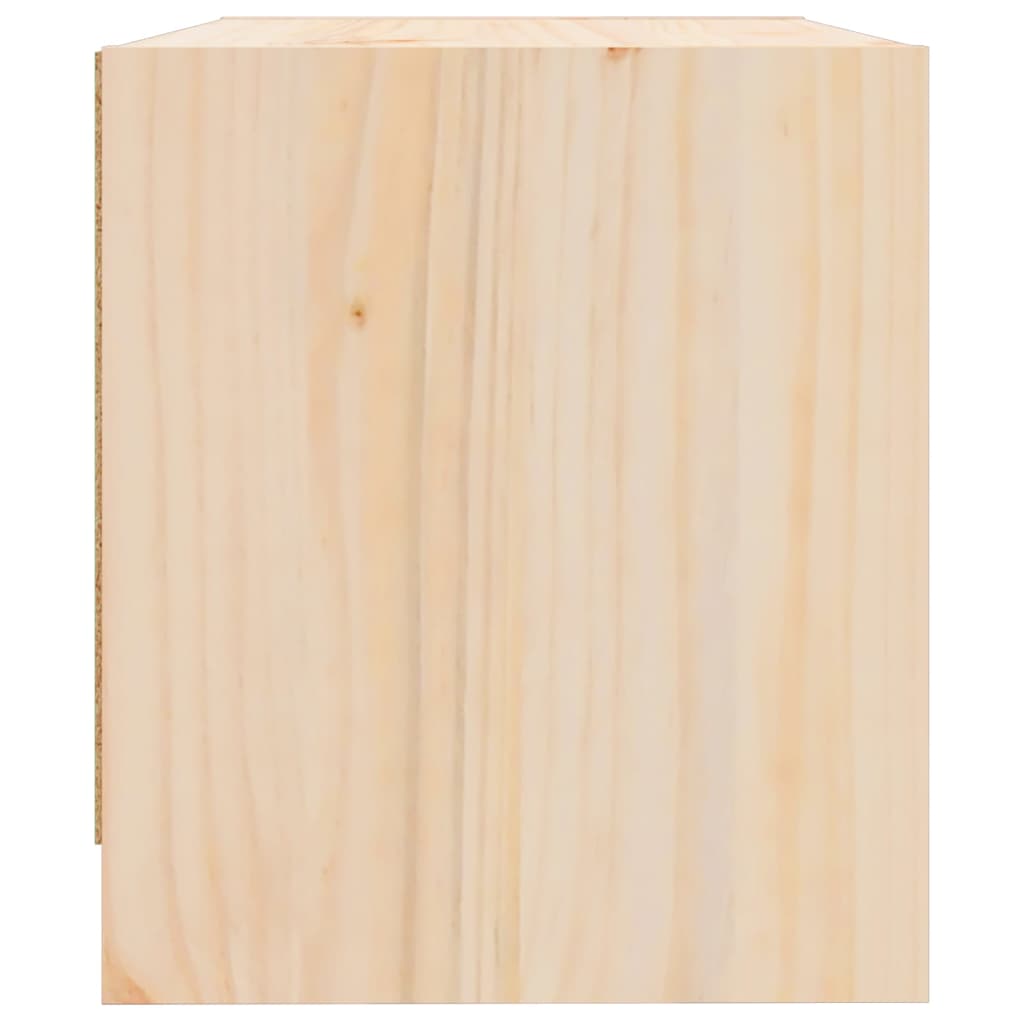 vidaXL Bedside Cabinet 40x31x35,5 cm Solid Wood Pine 6