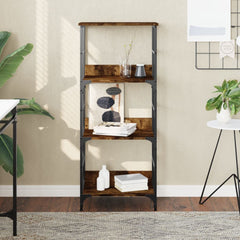 Bookshelf 50x33x117.5 cm Engineered Wood Smoked oak