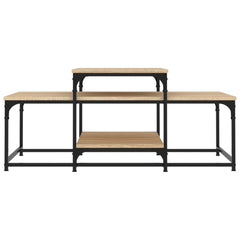 vidaXL Coffee Table Sonoma Oak 102x60x45 cm Engineered Wood 4