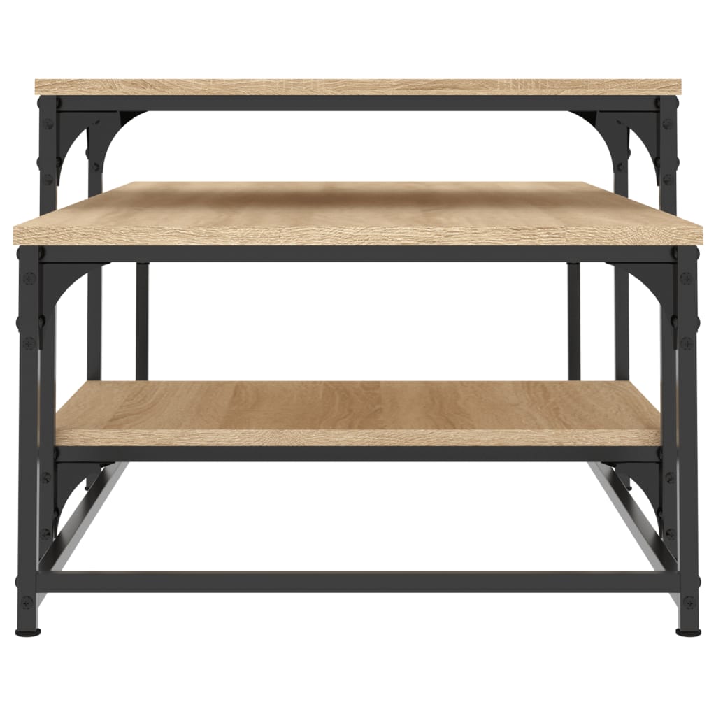 vidaXL Coffee Table Sonoma Oak 102x60x45 cm Engineered Wood 5