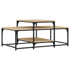 vidaXL Coffee Table Sonoma Oak 102x60x45 cm Engineered Wood 6