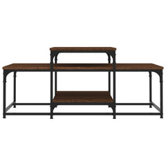 vidaXL Coffee Table Brown Oak 102x60x45 cm Engineered Wood 4
