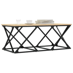vidaXL Coffee Table Sonoma Oak 100x49x40 cm Engineered Wood 3