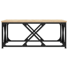 vidaXL Coffee Table Sonoma Oak 70x70x30 cm Engineered Wood 4